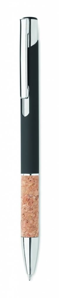 Logotrade promotional item picture of: Ballpoint pen made of aluminum with a cork grip