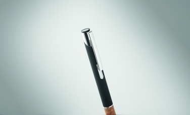 Logotrade promotional item picture of: Ballpoint pen made of aluminum with a cork grip