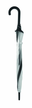 Logotrade corporate gift image of: Transparent 23 inch manual open umbrella