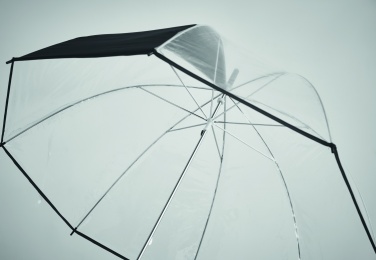 Logo trade business gift photo of: Transparent 23 inch manual open umbrella