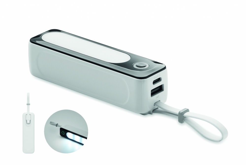 Logotrade promotional product image of: 5000 mAh power bank with COB