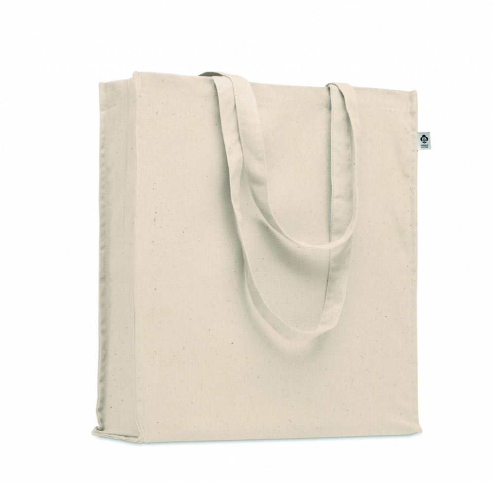 Logo trade business gifts image of: Organic cotton shopping bag