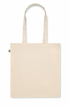 Logo trade promotional merchandise photo of: Organic cotton shopping bag