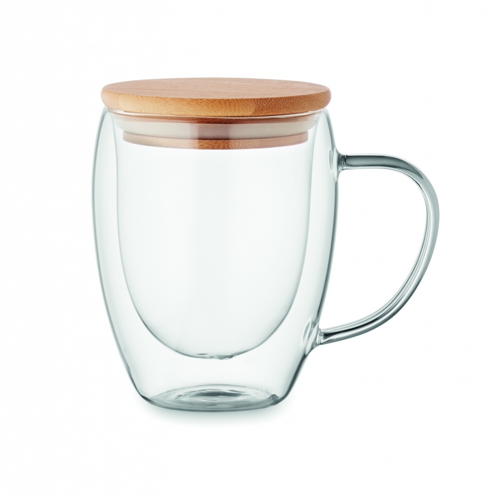 Logotrade promotional product picture of: Double wall borosilicate mug