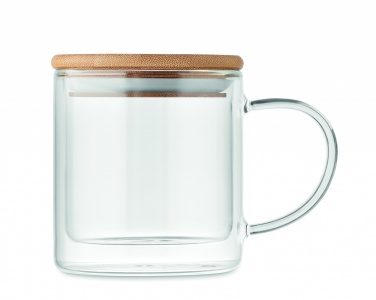 Logo trade corporate gifts picture of: Double wall borosilicate mug