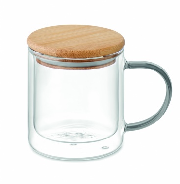 Logo trade advertising product photo of: Double wall borosilicate mug