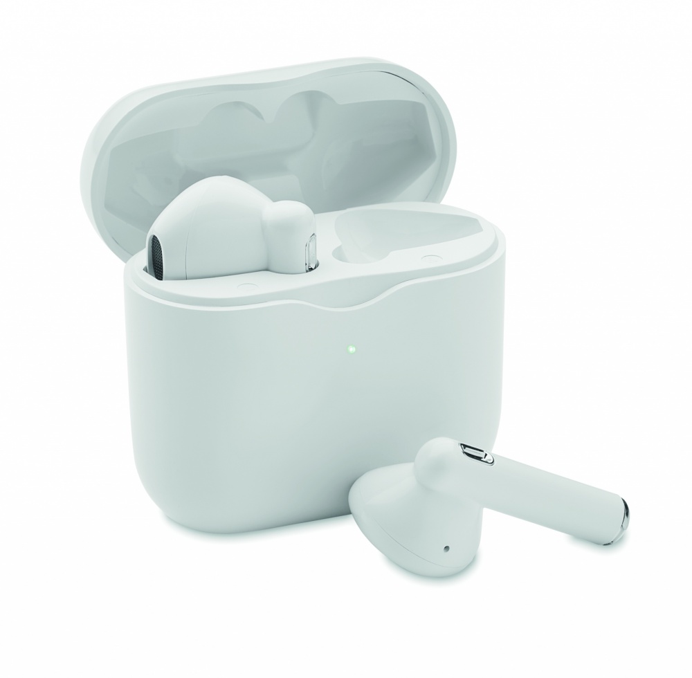 Logotrade promotional item image of: TWS earbuds with charging base