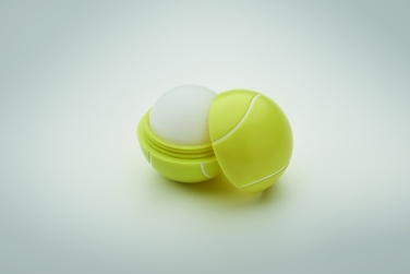 Logo trade promotional merchandise photo of: Lip balm in tennis ball shape