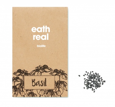 Logotrade business gifts photo of: Basil seeds in craft envelope