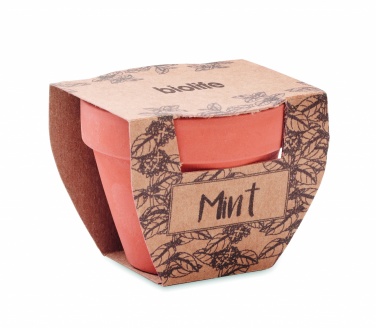 Logotrade promotional merchandise photo of: Terracotta pot mint seeds