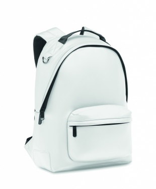Logo trade promotional giveaways picture of: Laptop 15" soft PU backpack