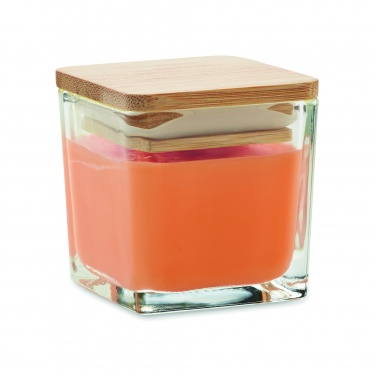 Logotrade promotional merchandise picture of: Squared fragranced candle 50gr