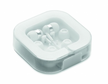 Logo trade promotional products image of: Ear phones with silicone covers