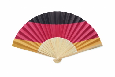 Logo trade business gift photo of: Manual fan flag design