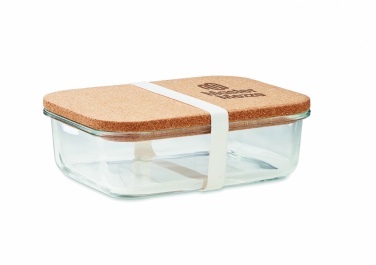 Logotrade promotional giveaway image of: Glass lunch box with cork lid