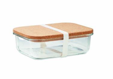 Logotrade promotional item picture of: Glass lunch box with cork lid