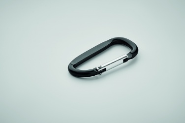 Logo trade promotional merchandise picture of: Carabiner clip in aluminium.