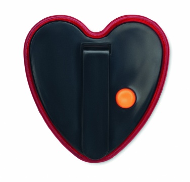 Logo trade promotional giveaways image of: Heart shaped reflector light