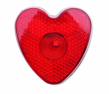 Logotrade promotional giveaway picture of: Heart shaped reflector light