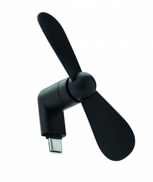 Logo trade advertising products picture of: Portable USB-C fan