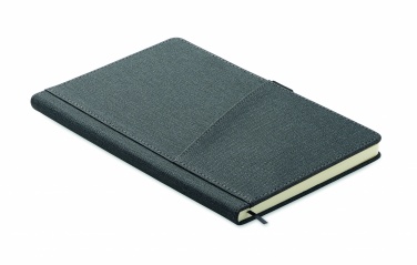 Logo trade promotional product photo of: A5 notebook PU front pocket