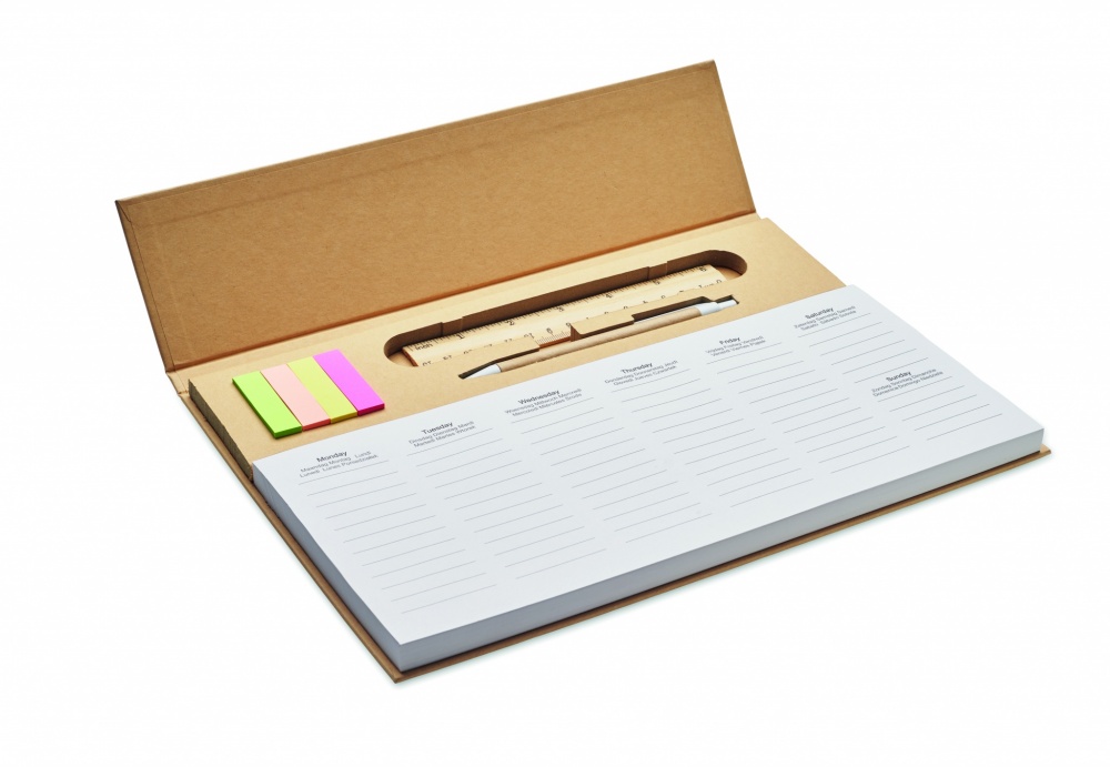 Logotrade promotional products photo of: Weekly desktop planner