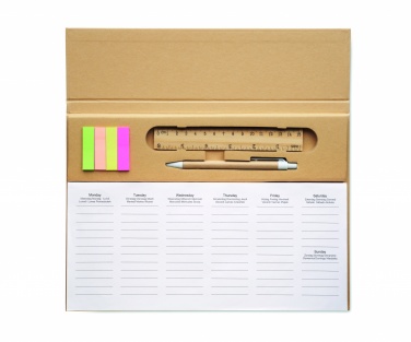 Logotrade corporate gifts photo of: Weekly desktop planner