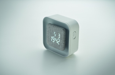 Logotrade promotional merchandise picture of: Recycled ABS/RPET alarm clock Stuttgart