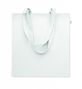 Logo trade corporate gifts image of: Recycled cotton shopping bag