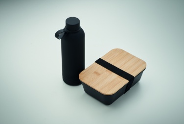 Logo trade promotional merchandise photo of: Lunch box bottle gift set