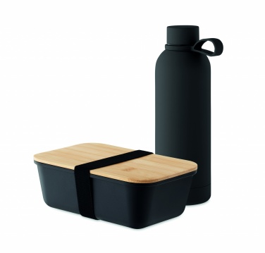Logo trade promotional products picture of: Lunch box bottle gift set