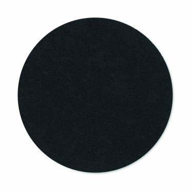 Logotrade promotional item image of: Round coaster in RPET felt