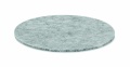 Round coaster in RPET felt, Grey