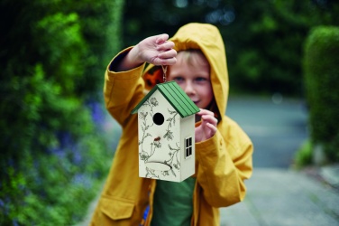 Logo trade promotional merchandise picture of: Bird house in plywood