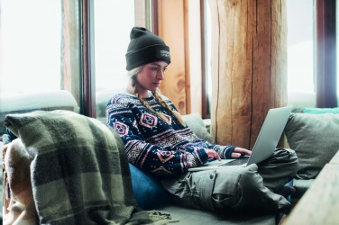 Logo trade corporate gift photo of: Unisex beanie RPET polyester