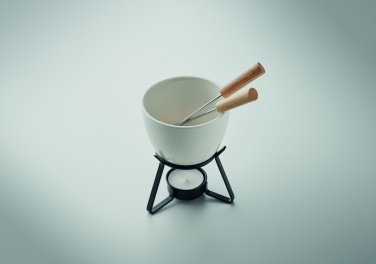 Logotrade promotional gift image of: Ceramic fondue set 240 ml