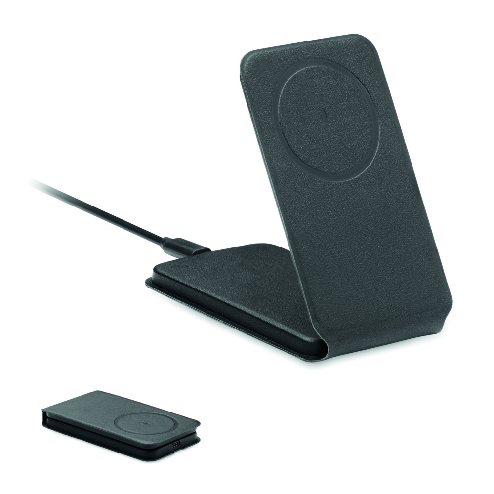 Logo trade promotional products picture of: Foldable magnetic charger 15W