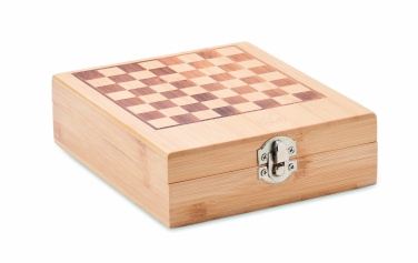 Logo trade advertising products picture of: Chess board wine set