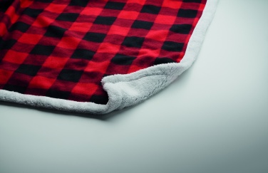 Logotrade promotional gift image of: RPET sherpa fleece blanket