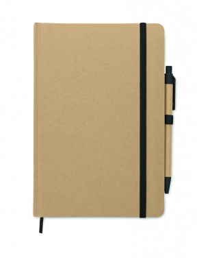 Logo trade corporate gifts picture of: A5 notebook in recycled carton