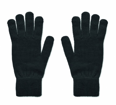 Logotrade corporate gift image of: Knitted gloves in RPET