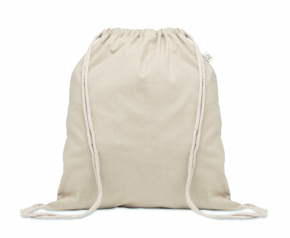 Logotrade advertising product image of: Recycled cotton drawstring bag