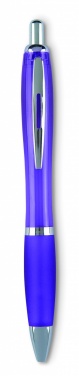 Logo trade promotional items image of: Riocolor Ball pen in blue ink