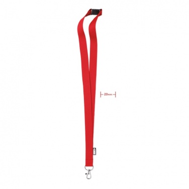Logo trade business gift photo of: Lanyard in RPET 20 mm
