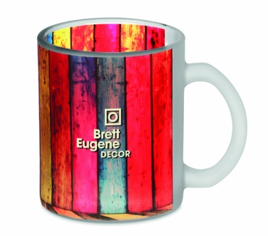 Logotrade business gift image of: Glass sublimation mug 300ml