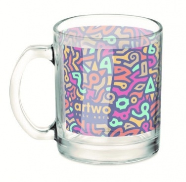 Logotrade corporate gift image of: Glass sublimation mug 300ml