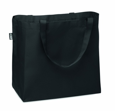 Logo trade business gifts image of: 600D RPET large shopping bag