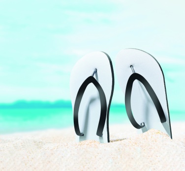 Logo trade promotional giveaway photo of: Sublimation beach slippers