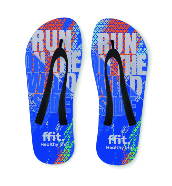 Logotrade promotional product picture of: Sublimation beach slippers