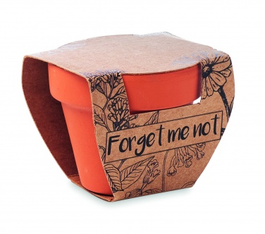 Logotrade promotional giveaway picture of: Terracotta pot 'forget me not'